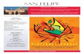 San Felipe€¦ · en nuestra parroquia, debe haber recibido el Sacramento de la Confirmación, o estar asistiendo al Programa de Educación Reli-giosa. Reservar con tiempo en la