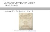 CS4670: Computer Vision · Announcements •Project 2a due Friday, 8:59pm •Project 2b out Friday •Take-home prelim after Fall break