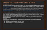 Legion Guide for Feral - Amazon S3 · This guide attempts to provide information for both for the fresh druid and the intermediate druid as well as provide up to date information