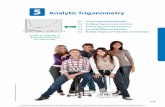 5 Analytic Trigonometry - Verona Public Schools€¦ · 350 Chapter 5 Analytic Trigonometry Introduction In Chapter 4, you studied the basic definitions, properties, graphs, and applications
