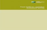 Food Additives Legislation – Guidance Noteslibvolume3.xyz/civil/btech/semester6/environmentalengineering1/... · Food Additives (Amendment) Regulations 1997, 1999, 2001 and 2001