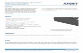 Tantalum Surface Mount Capacitors – High Temperature T500 … · © KEMET Electronics Corporation • P.O. Box 5928 • Greenville, SC 29606 • 864-963-6300 • T2063_T500 •