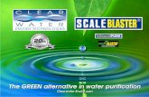 The GREEN alternative in water purification · 2010-05-30 · Cooling Towers Water heater tanks Laundry Aerators Dishwashers Drinking water, coffee Plumbing system machines, soda