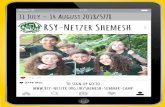 WHY CHOOSE RSY-NETZER INTRODUCING RSY-NETZER RSY …rsy-netzer.org.uk/wp/wp-content/uploads/2017/12/Shemesh-Brochure-5778.pdfRSY-Netzer community! Staffing. RSY-Netzer is a youth movement