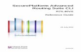 SecurePlatform Advanced Routing Suite CLI Reference Guide R75downloads.checkpoint.com/fileserver/SOURCE/direct/ID/... · 23 July 2012 Reference Guide SecurePlatform Advanced Routing