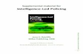 Supplemental material for Intelligence Led Policing...Supplemental material for Intelligence ‐ Led Policing 4 Chapter 1 Introduction Section headings with brief notes 1. Reimagining