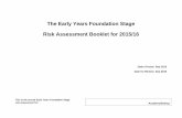 The Early Years Foundation Stage - Mansel The Early Years Foundation Stage Risk Assessment Booklet for