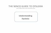Understanding Dyslexia - Optimus Education · 1. Dyslexia occurs across the ability range. 2. There are children with dyslexia in every classroom, and adults who are dyslexic in most