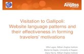 Visitation to Gallipoli: Website language patterns …pro.unibz.it/microsites-export-2016/...Principles of Tourism (2nd ed.). Frenchs Forest: Pearson Education. Frost, W. (2004). Heritage