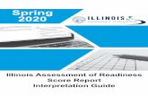 Spring 2019 Illinois Assessment of Readiness Score Report ... · assessment and score report. C. How to Use the Report This section provides guidance for how parents can use the report