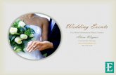 Wedding Events - Hilton€¦ · wedding do you want to host? An intimate affair of 75 guests, or a lavish party of 500? Start by drafting your guest list to help you determine how