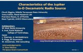 Characteristics of the Jupiter Io D Decametric Radio Source of the... · MOP 2015 1 Long Wavelength Array (LWA1), Socorro, NM Chuck Higgins, Middle Tennessee State University Tracy