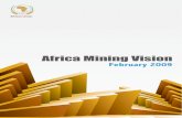 Africa Mining Vision English - Kimberley Process · Africa Mining Vision February 2009 African Union Printed by the UNECA Documents and Publishing Unit mining vision cover spreads.indd