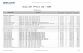 SINCLAIR PRICE LIST 2015...2015/11/02  · Sinclair Technologies 2015 Price List - Model Number Description Frequency Range (MHz) USD List Price (Taxes Extra) USD Net (Taxes Extra)