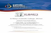 St Mary's Catholic College, Woree · CV/Resume Supporting Documentation. You will receive confirmation of receipt of your application. HOW TO APPLY . QUICK TIP Current employees are