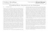 Asia Briefing, Nr. 70: Winding Back Martial Law in …...Winding Back Martial Law in Pakistan Crisis Group Asia Briefing N 70, 12 November 2007 Page 3 Constitution, as is deemed expedient”;