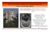 Functional Polymers Challenging Chromatography · 2016-06-01 · Functional Polymers Challenging Chromatography Ryan Mondschein, Alison Schultz, Justin M. Si ineSirrine, Ch istophe