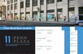 PENN PLAZA - Vornado Realty Trust · Prime Retail Space Available PENN PLAZA ON 32 ND STREET BETWEEN 6 TH AND 7 TH AVENUES NEW YORK, NEW YORK Ground floor retail space Ceiling height