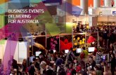 BUSINESS EVENTS: DELIVERING FOR AUSTRALIA · The International Consultants for Education and Fairs (ICEF), based in Germany, and EdMedia, based in Australia combined to convene the