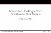 Acushnet Holdings Corp · bonus in the amount of $7.5 million as consideration for past performance. (c) Reflects restructuring charges incurred in connection with the reorganization