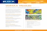 WiMAX Module - EDX · 2016-05-17 · The WiMAX Module includes specialized area studies and advanced network planning features such as automatic frequency planning, traffic loading,
