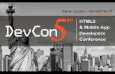 Building Native Windows 8 - TMCnet...July 23 - 24, 2012 New York City, NY HTML5 DevCon & Mobile App Developers Conference July 23 - 24, 2012 New York City, NY .devco HTML5 DevCon &