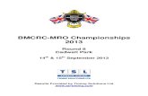 BMCRC-MRO Championships 2013 · 22 47 Richard FAYERS MZ - 2:21.068 5518.937 3.913 55.63 23 14 Ian DARBY MZ - 2:21.091 1118.960 0.023 55.62 24 43 Daniel BARFORD MZ - 2:22.347 4520.216