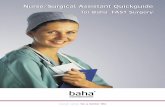 Nurse/Surgical Assistant Quickguidesingle-sided-deafness.com/pdf/Nurse_manual_Baha.pdf · 4 Nurse/Surgical Assistant Quickguide Nurse/Surgical Assistant Quickguide 5 Instruments for