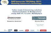 SAPience.be TECHday 2011...SAPience.be TECHday 2011 Modeling tomorrow’s technology Lamot, Mechelen April 6, 2011 Your logo Tailor-made E-Invoicing solution implementation at Bridgestone
