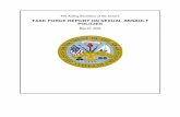 TASK FORCE REPORT ON SEXUAL ASSAULT POLICIES · 2004-05-27 · 1 Department of the Army memo, Subject: Army Policy on Sexual Assault, April 7, 2004. 2 Denver Post, “Military Justice