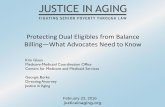 Protecting Dual Eligibles from Balance Billing What ......subject to balance billing protections. Out of network providers. If a Medicare Advantage member goes to a provider who is