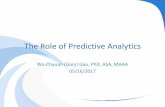 The Role of Predictive Analytics · 2019-10-25 · Competing on Analytics 30 . Paid Liability Risk Adjustment Risk Assessment Actuarial Pricing For Illustrative Purpose Only. Margin