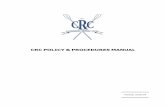 CRC Policy Manual - Amazon S3...CRC POLICY MANUAL Page 10 of 66 12/05/2016 2. POLICY 2 – PROGRAMS - COACHING AND COACHES CONDUCT 2.1 INTRODUCTION The Coaches of the Club have a significant