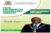 2020 PRESIDENTIAL...Uche M. Olowu, Ph.D, FCIB 20Th President/Chairman of Council Friday, May 15, 2020 Incorporated in 1976 and Chartered by CIBN Act No. 12 of 1990, now Act No. 5 of