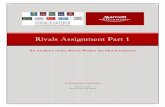 Rivals Assignment Part 1seanmahan.weebly.com/uploads/2/8/9/6/2896019/rivals_1.1_pdf.pdf · P a g e | 1 Rivals Assignment Part 1 An Analysis of the Rivals Within the Hotel Industry