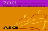 American Society of Civil Engineers National Concrete ... Canoe/2013 ASCE... · 2013 ASCE National Concrete Canoe Competition™ Rules & Regulations-i - TABLE OF CONTENTS ... Final