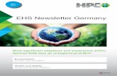 EHS Newsletter Germany - Home | Inogen Regulatory... · 2018-04-02 · EHS Newsletter Germany ... On 15th December 2016, the Eu-ropean Parliament‘s Environment Committee (ENVI)