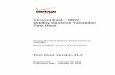 Verizon East MDV Quality Baseline Validation Test …...Verizon East – MDV Quality Baseline Validation Test Deck Serving Maryland, Virginia, and the District of Columbia Business