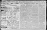 THE SEATTLE POST-INTELLIGENCER W.P. BOID CO. BAMET II … · 2017-12-21 · THE SEATTLE POST-INTELLIGENCER VOL. XXI.. NO. 134. NEW LINE Just Received! DIMOCK & CHEASTI, 805 FRONT