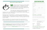 REGISTRATION FORM Married Couples Retreat [MARRIED COUPLES ... · Married Couples Retreat M arriages flourish because of the efforts of each spouse. A Married Couples Retreat offers