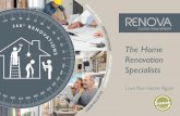 Q U A L T Y D E S G N 3 6 0 - Renova - The Home Renovation ... · your home renovation. Our showroom provides a relaxed and hassle-free environment where you can choose all of your