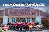 Aug. 2, 2020 READERS’ CHOICE · Readers Choice magazine displays strong qualities toward building those small- ... Family Camping (806) 622-0441 13600 I-27, Amarillo ... Division