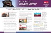 AAHA Business Insurance Program Risk Management AAHA …aaha.hubinternational.com/content/Safety/Risk...Return-to-Work Program HUB Risk Consultants and The Hartford worked together