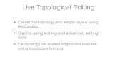 Use Topological Editing - GIS Courses Editing: Digtzing Refresher, Basic Editing, Snapping, Editing