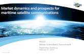 Market dynamics and prospects for maritime satellite ......A vertical market analysis of major drivers, strategic issues and demand take-up for High Throughput Satellites Maritime