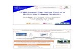 «EMR-based Simulation Tool of a Multi-train Subway System - EMR... · « EMR-based simulation tool of a multi-train subway systems » - Context and Objective - Objective: Develop