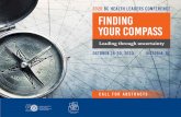 FINDING YOUR COMPASS - CCHL-CCLS · Innovative leadership is the ability to both think and influence others to create “new and better” ideas to move towards positive results.