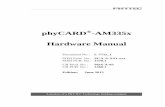 phyCARD -AM335x Hardware Manual...A product of a PHYTEC Technology Holding company phyCARD®-AM335x Hardware Manual Document No.: L-772e_1 SOM Prod. No.: PCA-A-XS1-xxx SOM PCB. No.: