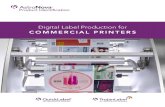 Digital Label Production for printing solutions for label converters and printing professionals worldwide.