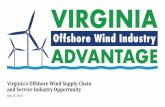 Virginia’s Offshore Wind Supply Chain and Service Industry ... · 7/25/2018  · • The offshore wind energy market is just emerging in North America. • With a potential build-out